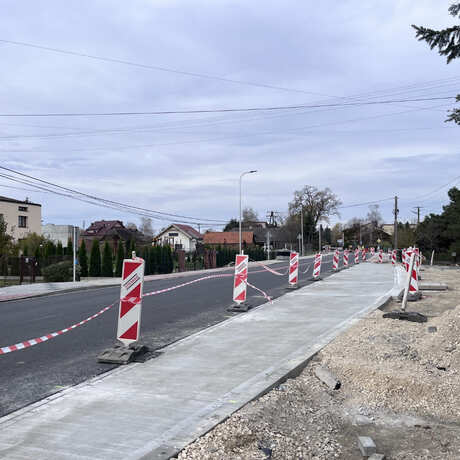 Przebudowa ul. Warszawskiej w Rzeszowie [listopad 2023] - fot 12